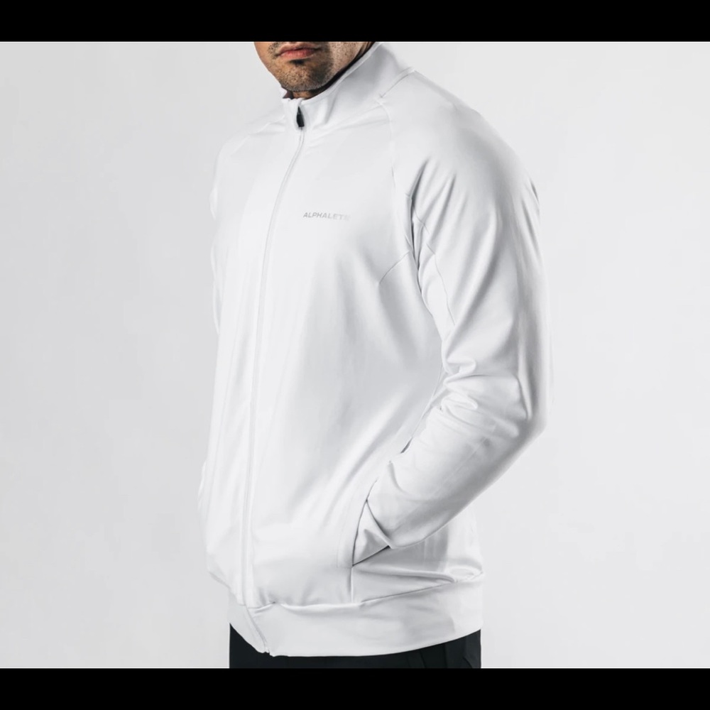 Alphalete jacket - white